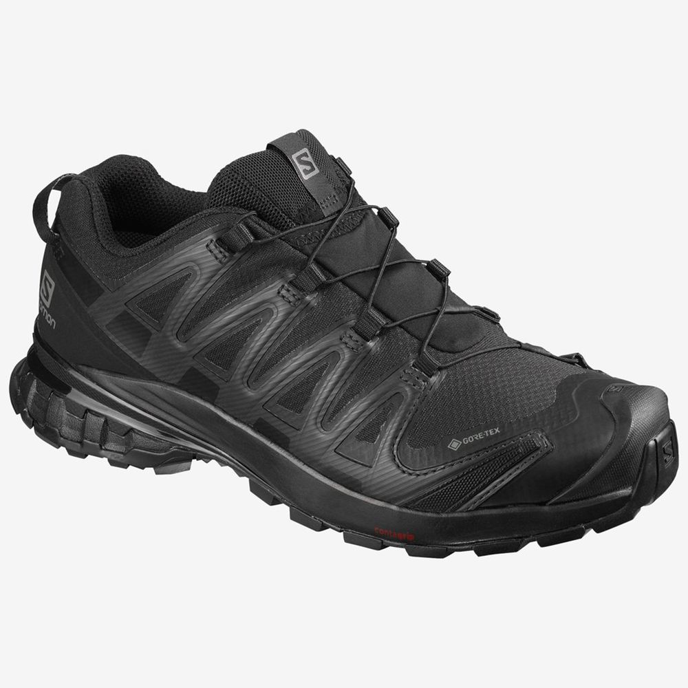 SALOMON UK XA PRO 3D V8 GORE TEX - Womens Hiking Shoes Black,QNWM06817